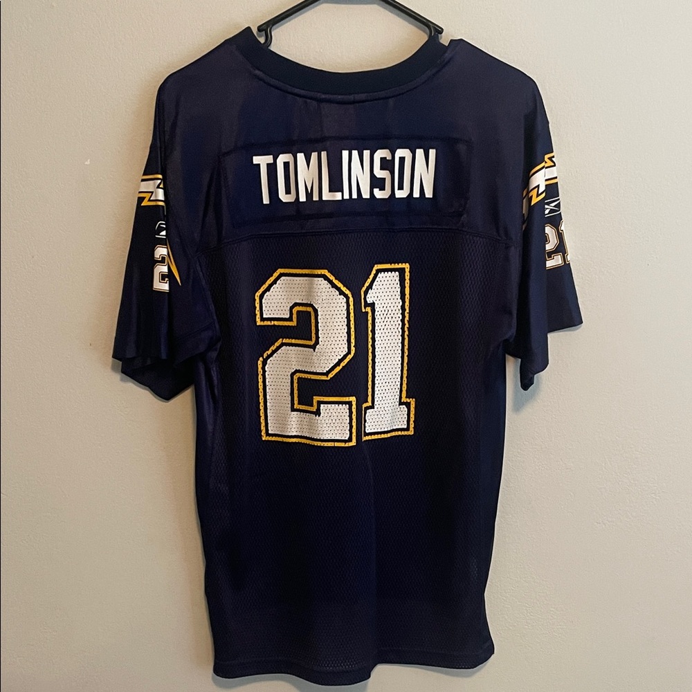San Diego Chargers Los Angeles Reebok kids youth XL Navy Blue NFL Jersey